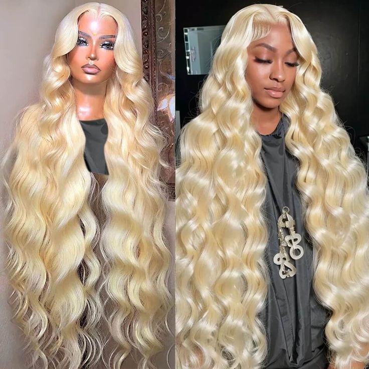 Blond Wavy