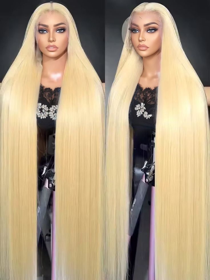 40" Straight Blond